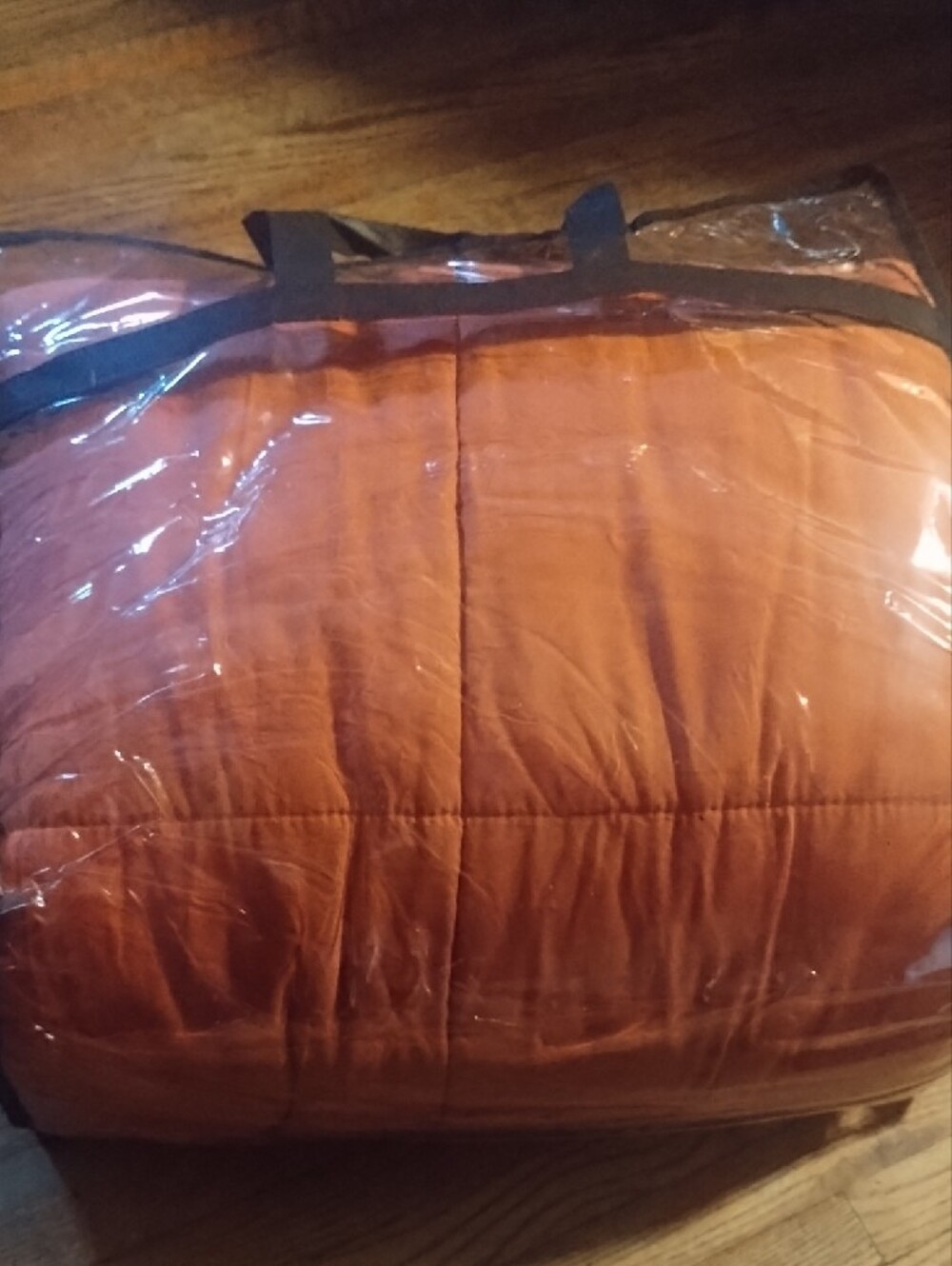 Orange Quilted 7 Pieces Comforter Sets - Picture 2 of 4